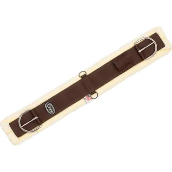 Westernový podbřišník Pool's se syntetickým beránkem Hnědá 34"/86 cm