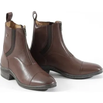 Jezdecká obuv Kožená jezdecká pérka Premier Equine Balmoral Černá 41