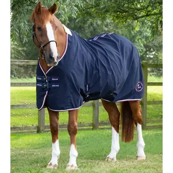 Jezdectví Lehká stájová deka Premier Equine Stratus Navy 6,9" (155cm)