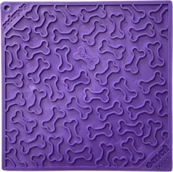Hračka pro psa Sodapup Lízací podložka eMat velká, kostičky – fialová