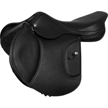 Vybavení pro koně Skokové sedlo ACAVALLO KC RACE 1.6 PROFESSIONAL Tmavě hnědá 17"