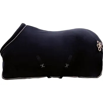 Deka pro koně Odpocovací deka HKM Rosegold Glamour černá 135 cm