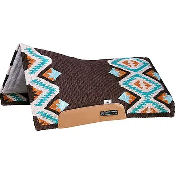 Westernová podsedlová deka CSF SAN JAQUINTO - CHOCO