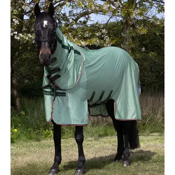 Deka pro koně Síťová deka Premier Equine Bug Buster Zelená 6,3" (145cm)