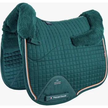 Podsedlová dečka Premier Equine Merino Wool European Zelená DREZURNÍ