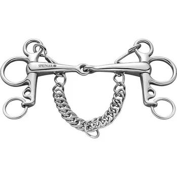 Udidlo pro koně Udidlo Pelham SPRENGER Short 1x lomené 16 mm 13,5 cm