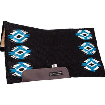 Westernová podsedlová deka CSF RANCHO - BLACK