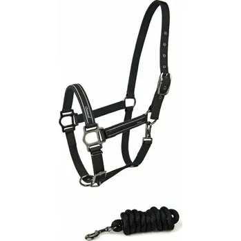 Ohlávka s vodítkem LAMI-CELL CLASSICAL šedá FULL