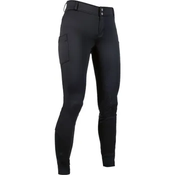 Vybavení pro jezdce Dívčí zimní rajtky HKM Ruby fullgrip Černá 170/176