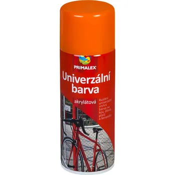 Barva ve spreji Primalex Univerzální barva 400ml Barva: RAL 2003 oranžová pastel