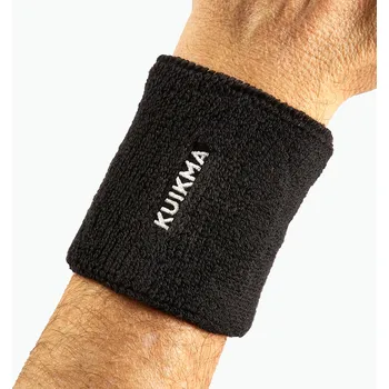 Potítko KUIKMA Tenisové potítko TP100 černé BÍLÁ|ČERNÁ