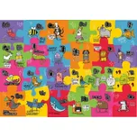 GIBSONS Velké podlahové puzzle Netradiční abeceda 24 dílků