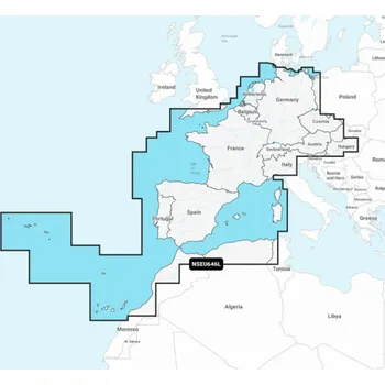 Garmin Navionics+ Evropa, střední a západní – námořní mapy - SD karta