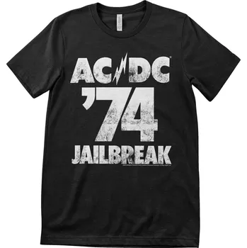 Pánské tričko AC/DC Tričko ´74 Jailbreak Unisex Black M