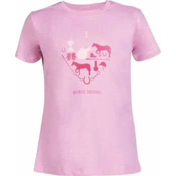 Dětské tričko - I love horse riding - HKM Tmavě modrá 134/140