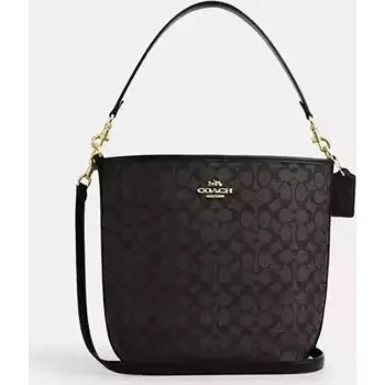 Kabelka COACH dámská kabelka City Large tmavě hnědá logová