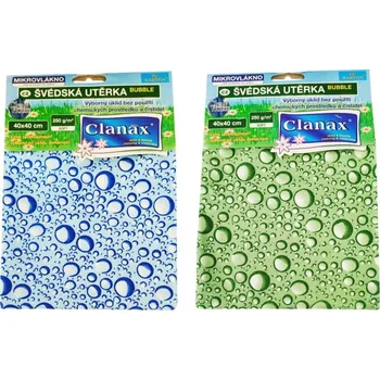 Clanax švédská utěrka Bubble 40x40cm 250g MIX BAREV