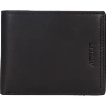Peněženka Pánská kožená peněženka Lagen Alarich - černá