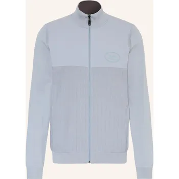 Pánská móda Boss Pánský Pletený Kardigan Club, černošedá, L