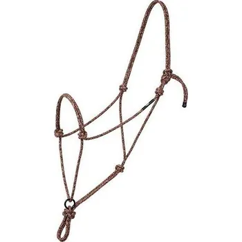 Provazová ohlávka WEAVER Silvertip® Vínová COB