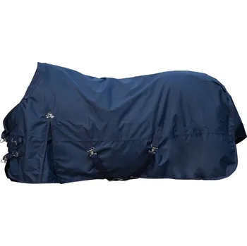 Deka pro koně Nepromokavá výběhová deka HKM Kombi 2 600D Tmavě modrá 115 cm