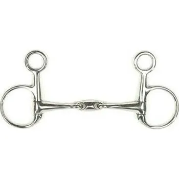 Udidlo pro koně Udidlo baucher 2x lomené METALAB 16mm 13,5 cm