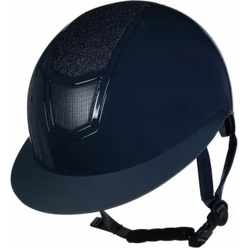 Jezdecká přilba Jezdecká přilba HKM Shiny Diamond Modrá 53-55 cm