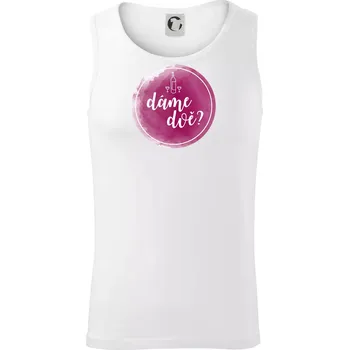 Dáme dvě? - Tílko pánské Core - S ( Bílá )