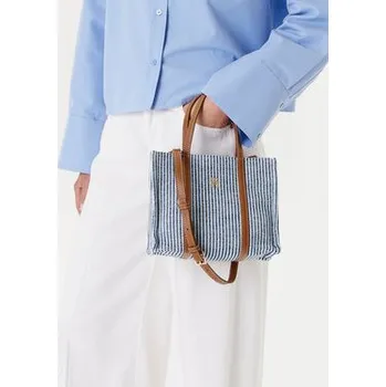 Kabelka Kabelka Tommy Hilfiger Th Premium Beach Le Mini Tote AW0AW17208 Modrá OS