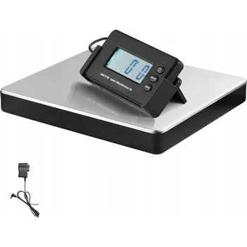 Kuchyňská váha Digitální plošinová váha, poštovní váha 309x262x45MM Nerezová Ocel