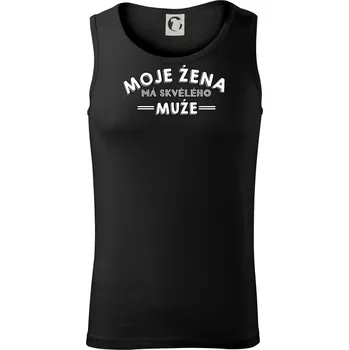 Moje žena má skvělého muže - Tílko pánské Core - 2XL ( Černá )