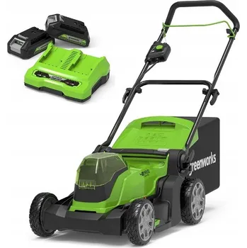 Sekačka Akumulátorová sekačka Greenworks 2x24V G24X2LM41K2x - 2 akumulátory 24V/2Ah
