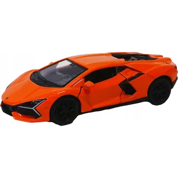 autíčko Lamborghini Revuelto kovový model v měřítku 1:34 39 Welly Nex oranžový