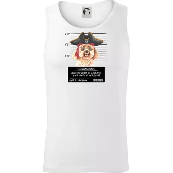 Lump a darebák pudl - Tílko pánské Core - S ( Bílá )