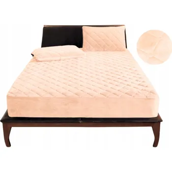 Chránič matrace POTAH NA MATRACE CHRÁNIČ NÁSTAVEC TOPPER VELUR VODĚODOLNÝ 180x2