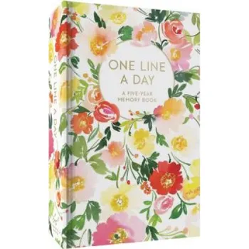 Cizojazyčná kniha Floral One Line a Day: A Five-Year Memory Book (Yao Cheng)(Diář)