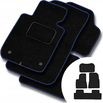 autokoberec Velurové autokoberce Motos 4 ks