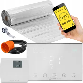 Topná rohož SADA Vyhřívací podložka pod panely MAL-160W/m2 8m2