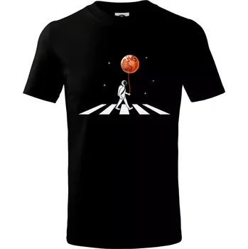 Chlapecké tričko Mars přechod - Tričko dětské bavlněné - 98 cm / 2 roky ( Černá )