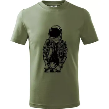 Chlapecké oblečení Astronaut Punkster - Tričko dětské bavlněné - 98 cm / 2 roky ( Khaki )