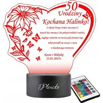 Lampička Plexido vícebarevná Noční lampa