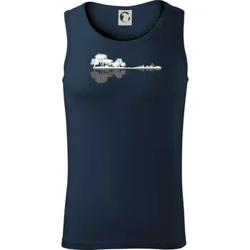 Kytara příroda - Tílko pánské Core - L ( Námořní modrá (velmi tmavá - téměř černá) )