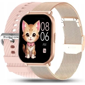 Hodinky Rubicon Chytré Hodinky Rubicon Dívčí hodinky CFK34 dárek ke Svatému přijímání růžové