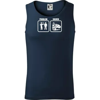 Problem quad / čtyřkolka - Tílko pánské Core - XL ( Námořní modrá (velmi tmavá - téměř černá) )