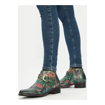 Dámské kozačky Polokozačky Laura Vita Alice 12 Zelená 37