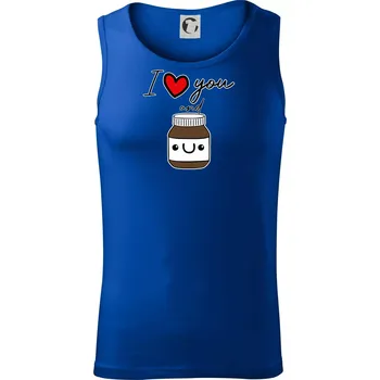 I love you and nugget - Tílko pánské Core - S ( Královská modrá )