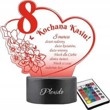 Lampička Plexido vícebarevná Noční lampa