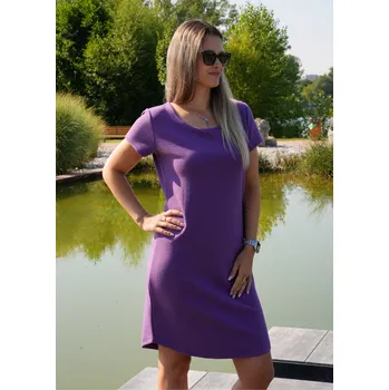 Dámské šaty Dámské šaty KIXMI SINTIA FIALOVÁ S