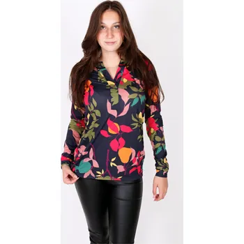 Dámské triko KIXMI ROWENA TMAVĚ MODRÁ XS