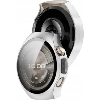 Pouzdro na mobilní telefon Pouzdro s vestavěným sklem Bizon pro Huawei Watch 5 46 mm, pouzdro, pouzdro
